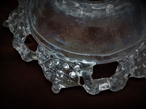 Antique Italian Chandelier glass dish