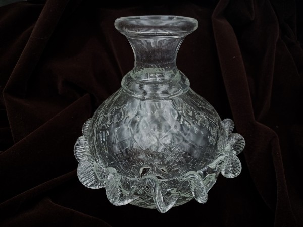 Antique Murano Chandelier glass centre stem ball