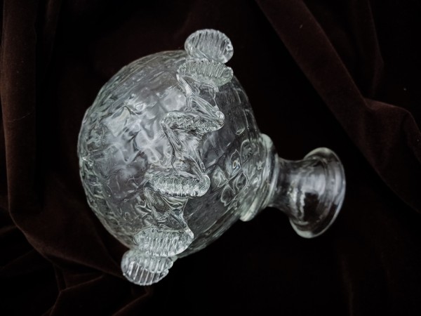 Antique Murano Chandelier glass centre stem ball