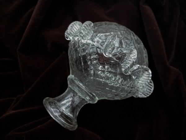 Antique Murano Chandelier glass centre stem ball