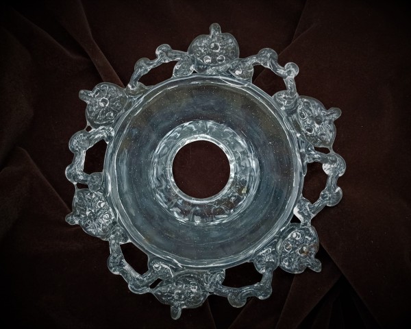 Antique Italian Chandelier glass dish
