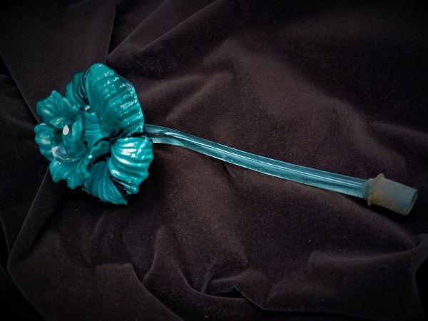 Antique Murano green Chandelier Flower 