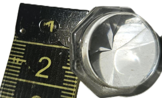 Chandelier Ring With Crystal Buttons 