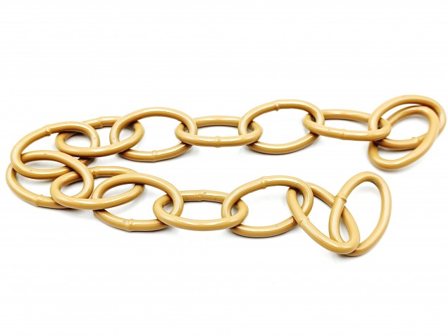 Beige and chrome ceiling rose hook large or small with optional chain