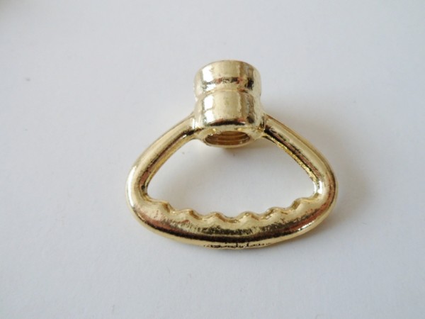 balancing hook closed hook loop plated brass 10mm metric thread