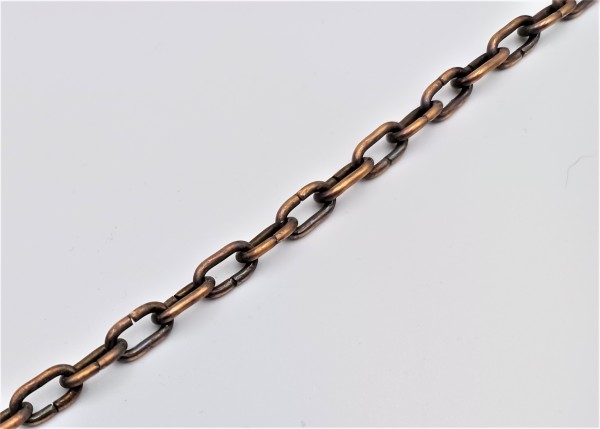 Chandelier Chain 8mm Link 6kgs Max load in brass antique chrome