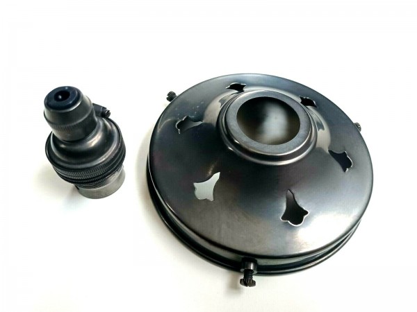 Light Shade Gallery Pendant Set Dark Bronze - Choice of Gallery Size