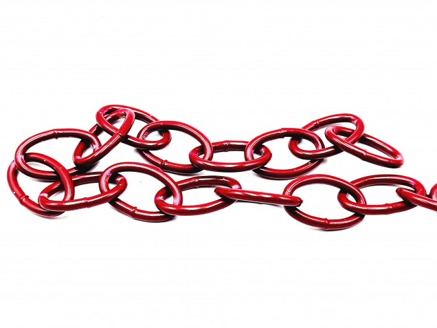 Burgundy and chrome ceiling rose hook large or small with optional chain 