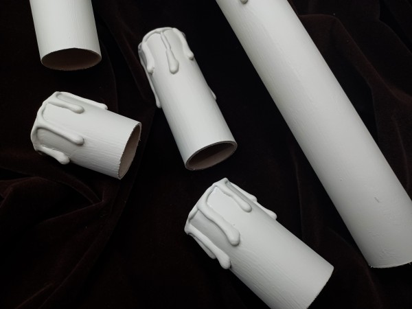 Candle Tube Magnolia Drip Card 32mm Width All Heights