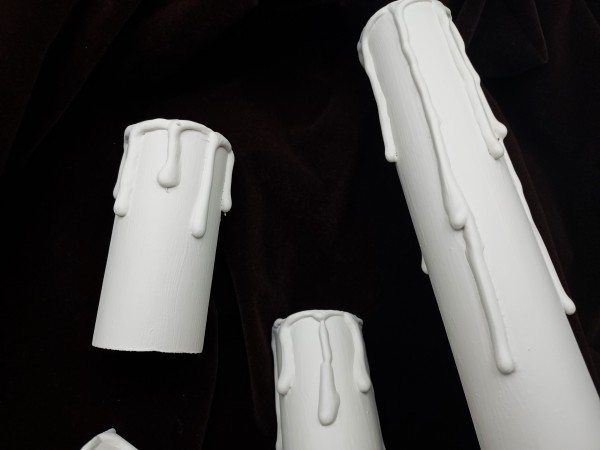 Candle Tube Magnolia Drip Card 32mm Width All Heights