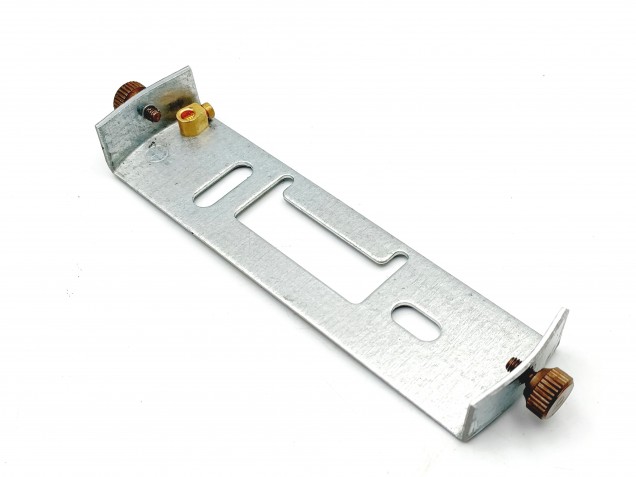 FIXING STRAP CEILING BRACKET WITH AGED BRASS SCREWS TO FIT 100MM DIAMETER ROSE