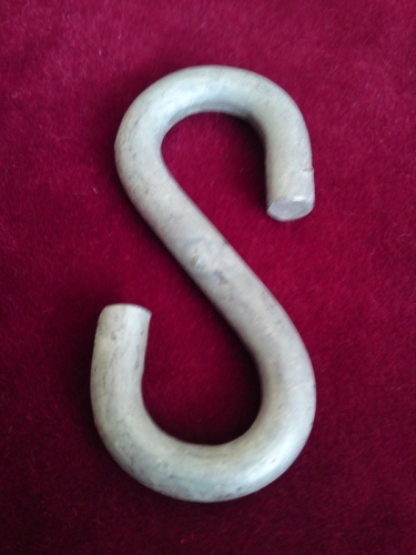 STRONG GALVANIZED OPEN S HOOK 65MM X 30MM