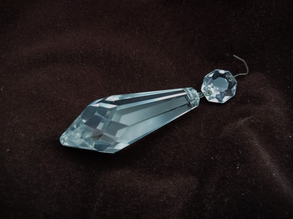 Vintage chandelier crystal Bohemian bomb drops 