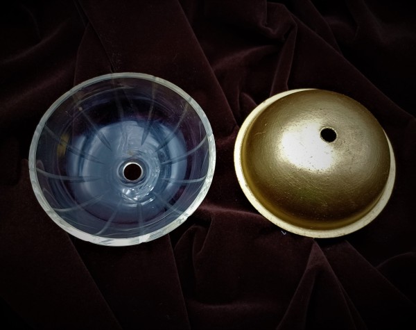 Chandelier Small Bohemian Bottom Bowl With Cap