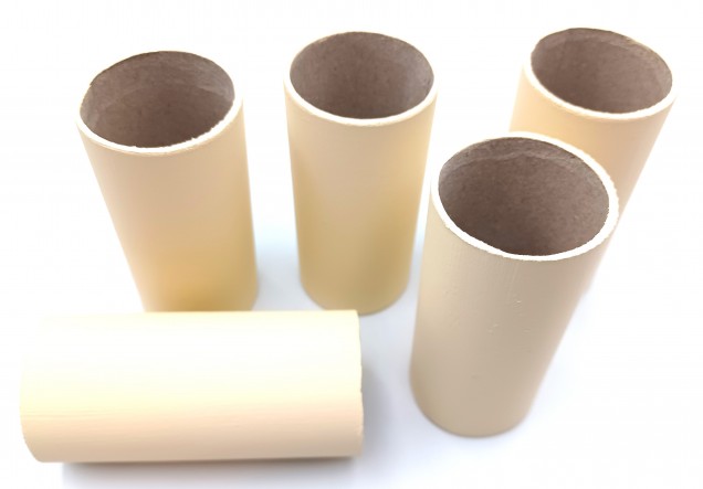 Chandelier Candle Tubes Card Magnolia 100mm x 32mm Pack of FIVE