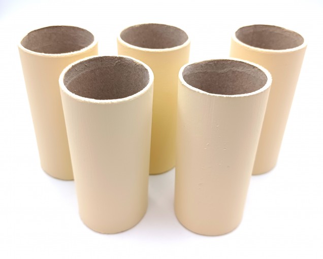 Chandelier Candle Tubes Card Magnolia 100mm x 32mm Pack of FIVE