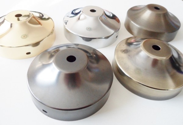 Chandelier ceiling rose with fixing strap, bracket and nuts.