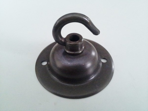 Solid Brass Ceiling Rose Hook Plate 5 finishes