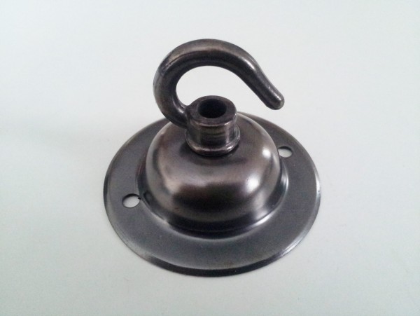 Solid Brass Ceiling Rose Hook Plate 5 finishes