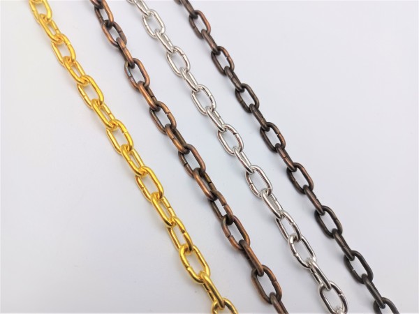 Chandelier Chain 8mm Link 6kgs Max load in brass antique chrome