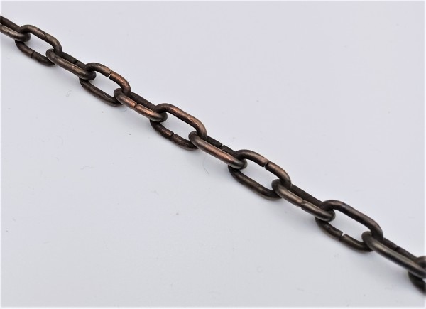 Chandelier Chain 8mm Link 6kgs Max load in brass antique chrome