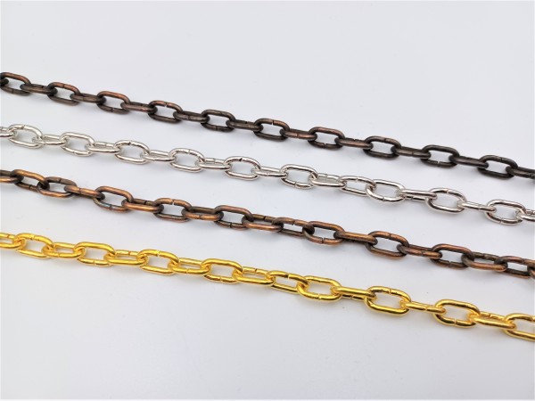 Chandelier Chain 8mm Link 6kgs Max load in brass antique chrome