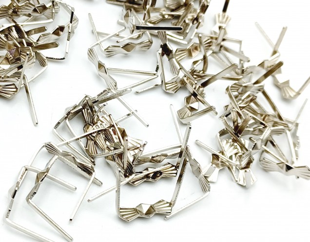 Chrome chandelier clasps clips 