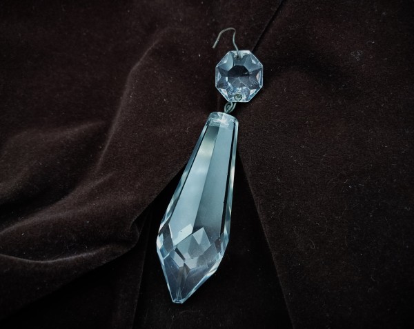 Vintage chandelier crystal Bohemian bomb drops 