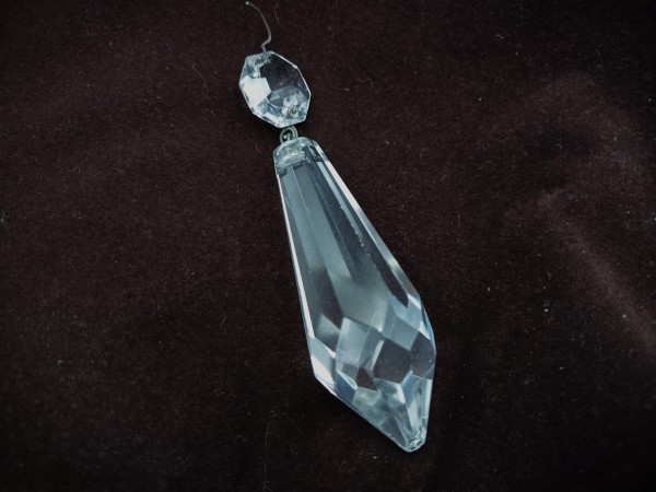 Vintage chandelier crystal Bohemian bomb drops 