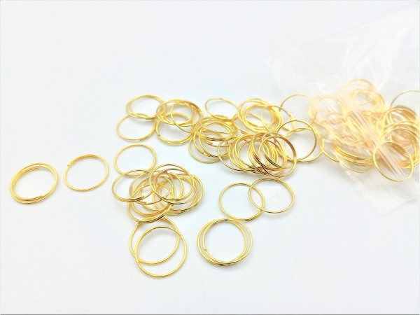 500 chandelier connecting rings 11mm Gold Colour