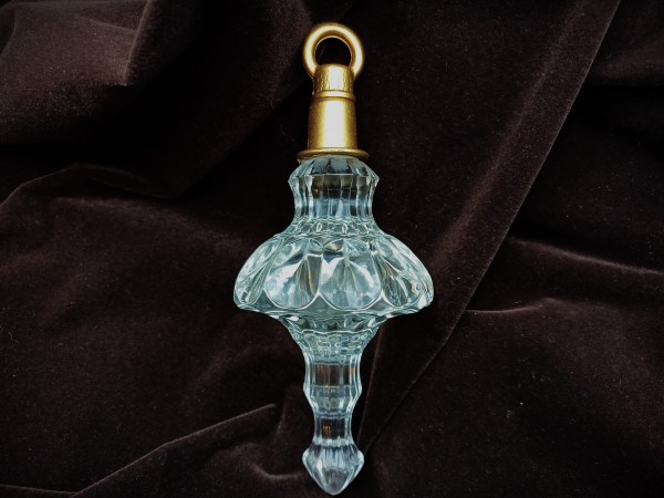 Chandelier glass bottom finial ball