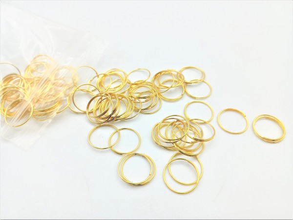 500 chandelier connecting rings 11mm Gold Colour