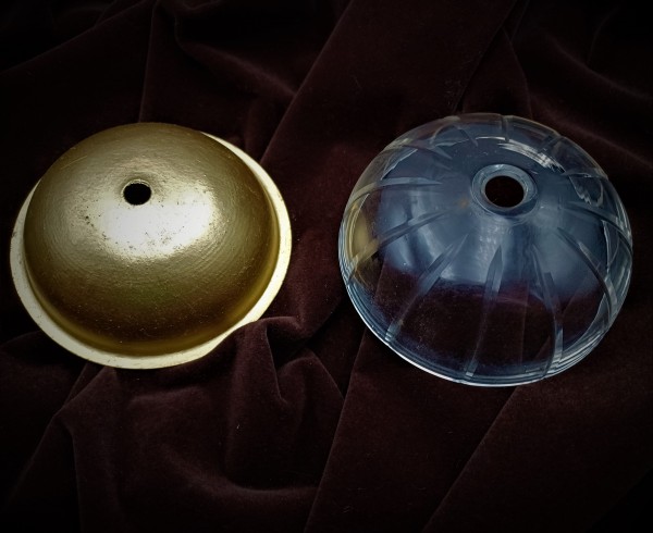 Chandelier Small Bohemian Bottom Bowl With Cap