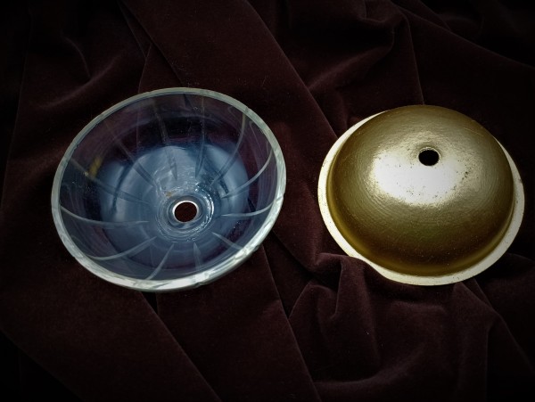 Chandelier Small Bohemian Bottom Bowl With Cap