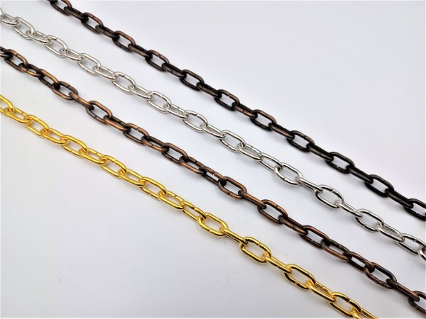 Chandelier Chain 8mm Link 6kgs Max load in brass antique chrome