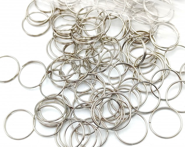 Chrome Chandelier Connecting Rings 10mm 50g approx =520 rings