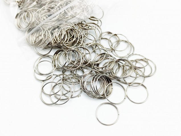 Chrome Chandelier Connecting Rings 10mm 50g approx =520 rings