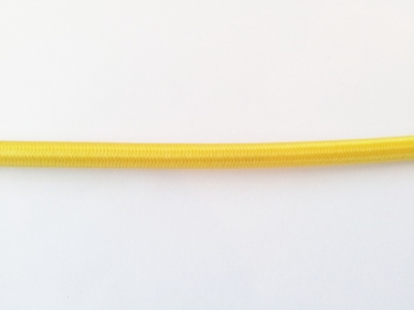 ROUND OVERBRAID 3 CORE FLEX ELECTRIC LIGHTING PERIOD CORD BUTTERCUP YELLOW 0.50 MM