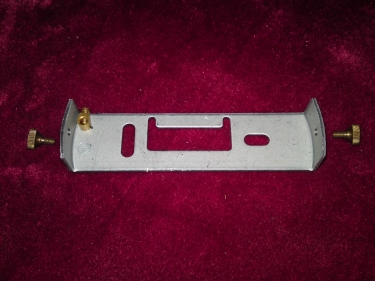 FIXING STRAP CEILING BRACKET WITH AGED BRASS SCREWS TO FIT 100MM DIAMETER ROSE