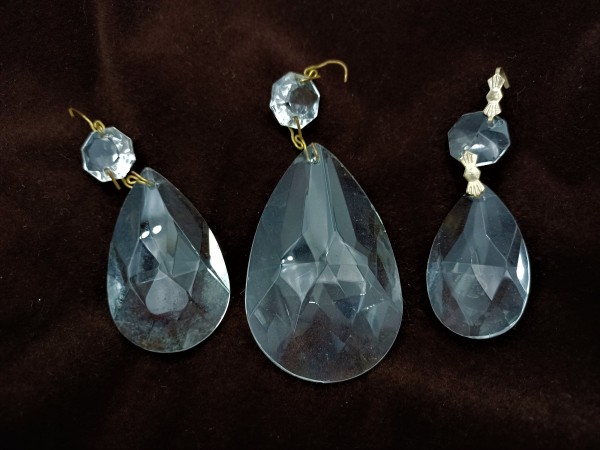 Crystal chandelier almond droppers