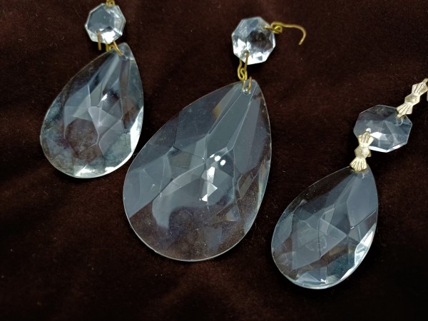 Crystal chandelier almond droppers