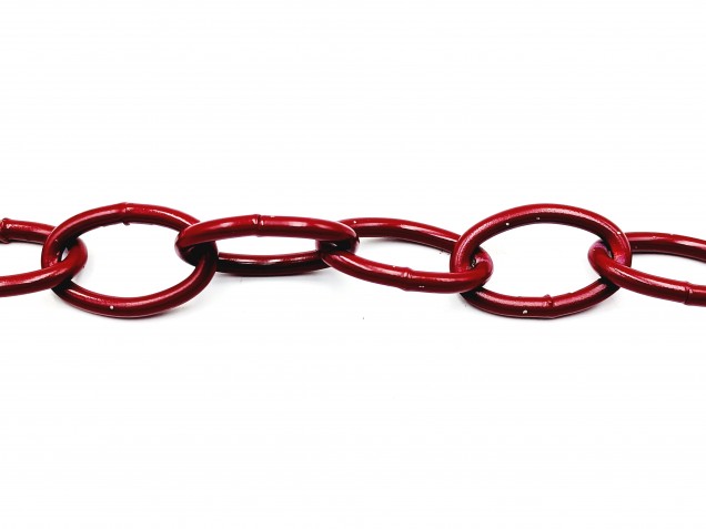 Burgundy and chrome ceiling rose hook large or small with optional chain 