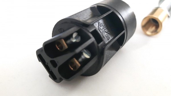 SES Adjustable Stem Lamp Holder Black Total Height 180mm 160mm 145mm