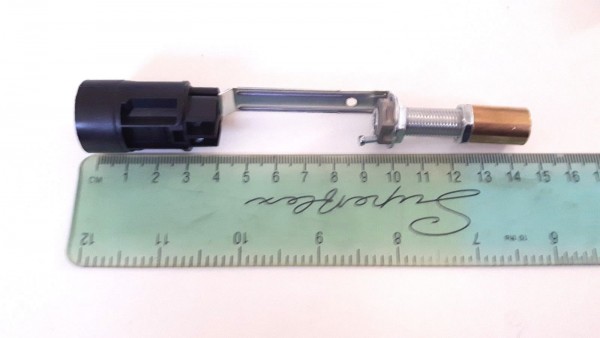 SES Adjustable Stem Lamp Holder Black Total Height 180mm 160mm 145mm