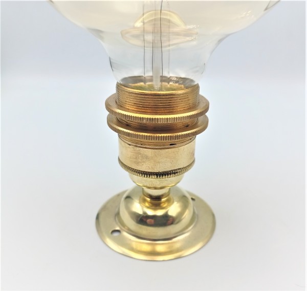 ES E27 lamp holder and base plate and screws plus shade rings 10mm thread 