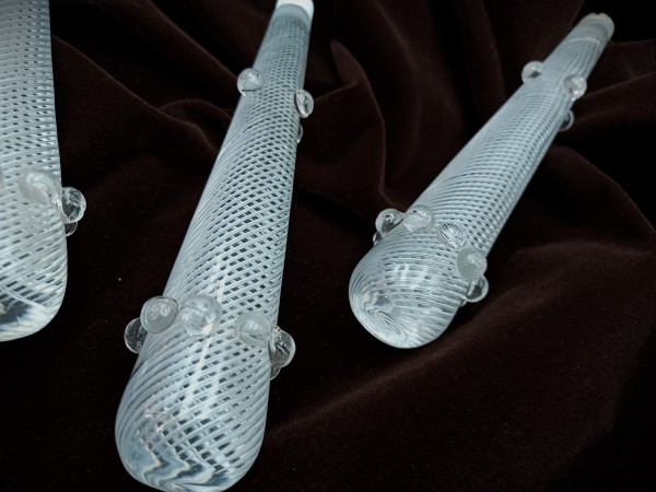 Antique F C Osler chandelier air twisted drops 