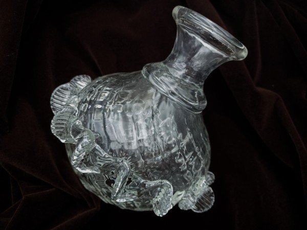 Antique Murano Chandelier glass centre stem ball