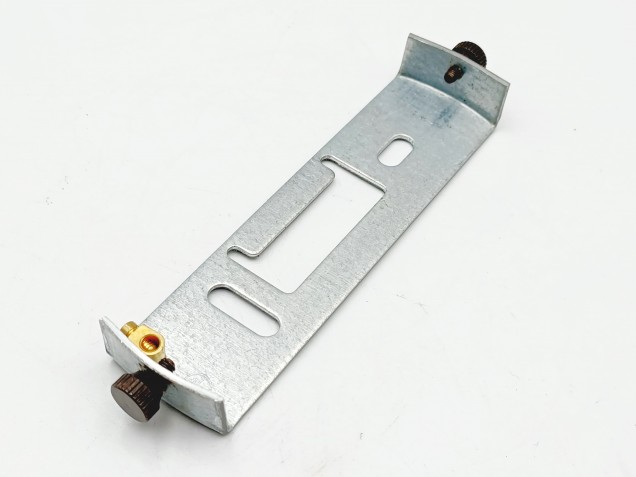 Ceiling light fixing bracket with aged bronze screws