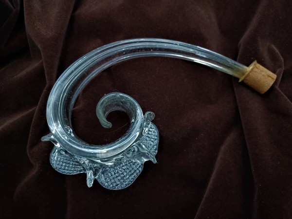 Clear Glass Murano Chandelier Crook  