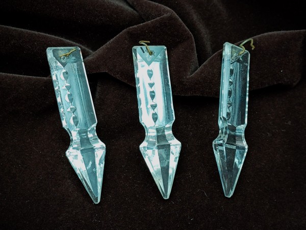 Vintage chandelier half albert drops 